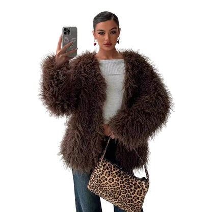 Coat Faux Fur Jacket